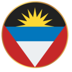 Antigua and Barbuda flag circle